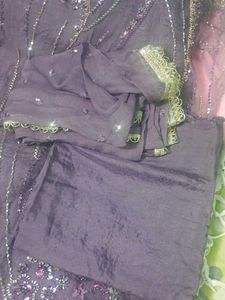 Embellished dress material