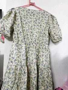Floral Puff Sleeve Dress