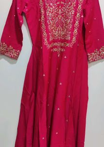 Span A-line Kurta