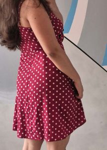 Polka Dot Mini Dress