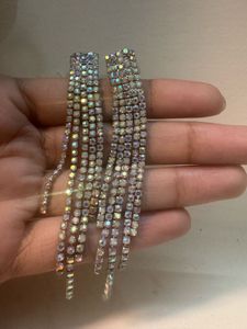 Sparkling Rhinestone Dangle Earrings