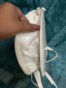 Stylish White Crossbody Bag