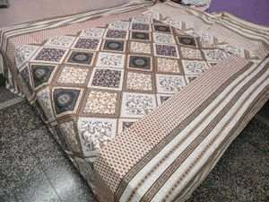Floral Print cotton Bedsheet Set