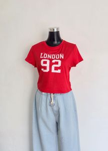 Red London '92 Graphic Tee