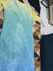 Ombre Chikankari Kurta