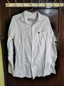 Pure White Formal Mens Shirt