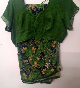 Hot Deal Combo of Exquisite Green Sarees