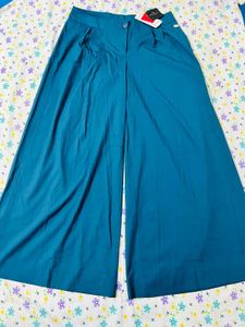 New Stylish Blue Wide Leg Pants