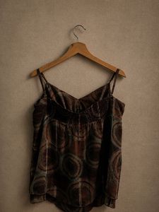 Bohemian Print Spaghetti Strap Top