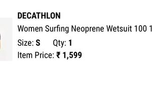 Women Wetsuit from Decathlon