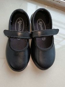 Ajanta Black School Shoes