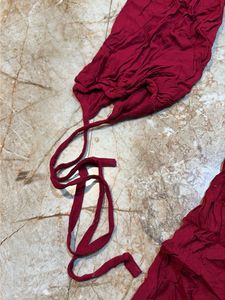 Embroidered Burgundy Kurta