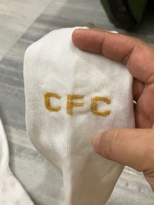 White Chelsea Football Socks