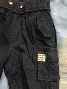 Boy's Navy Blue Cargo Shorts