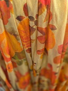 Floral Print Saree