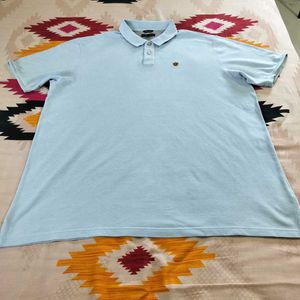 Fahrenheit 5XL Sky Blue Polo t-shirt