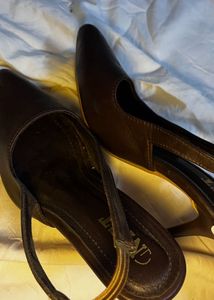 Women's Brown Slingback Heels