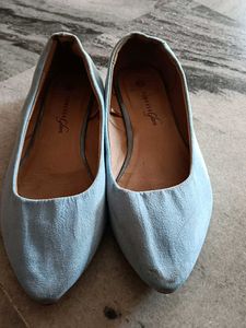 Forever Glam Blue Ballet Flats