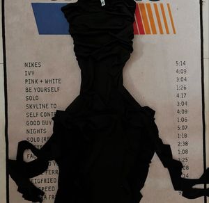 Chic Black Ruched Dress