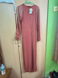 Miss Mosa By Akansha slit maxi dress