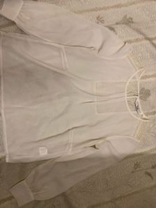 Allen Solly White Chiffon Top