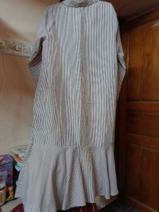 BROWN SHIRT DRESS