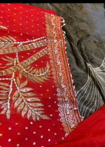 🎀Beautiful Red Embellished Kurta Set