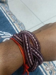 Beaded Bangle Bracelet 2 piece