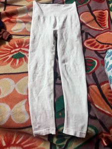 White Seamless Leggings