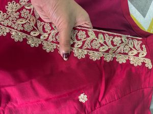 Elegant Red Kurta Set with Dupatta