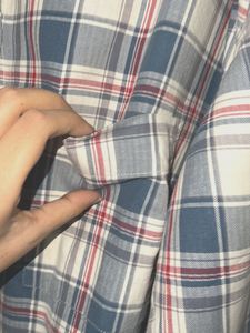 Oversized Plaid Button-Up Shirt