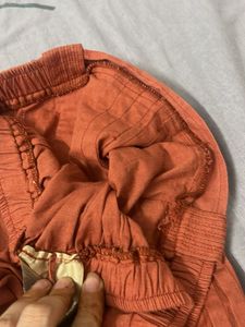Cute Orange Tube Romper