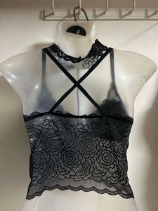 Lace Halter Neck Bralette