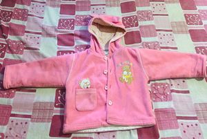 Winter Cute Pink Baby Sweater
