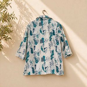 3 combo- crop top and open shirts