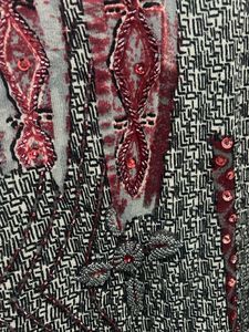 Abstract Print Long Sleeve Top