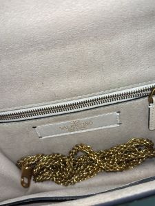 Beige Crossbody Bag with Studs