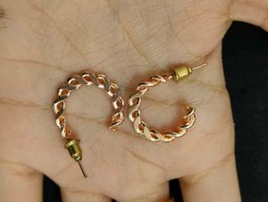 Rose Gold Hoop Earrings