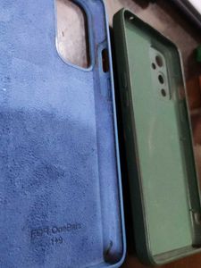 OnePlus Phone Case - Blue Silicone &amp; Green Cas