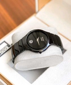 Elegant Black Rado Jubilee Watch