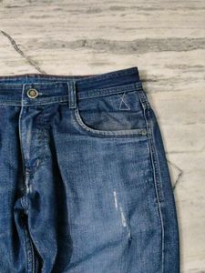 Stylish Distressed Denim Jeans