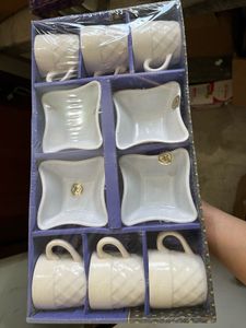 New White Cup & Bowl Gift Set
