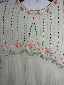 Embroidered sharara set