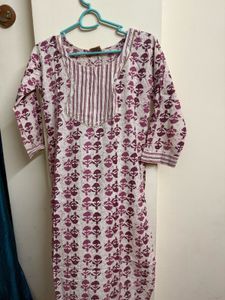 Stylish Printed Cotton Kurta with pant