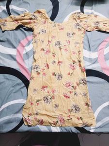 Floral Print Kurta with Salwar Set