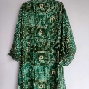 Designer green kurta