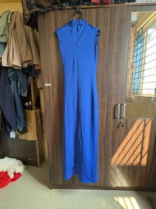 Stunning Blue Bodycon Midi Dress