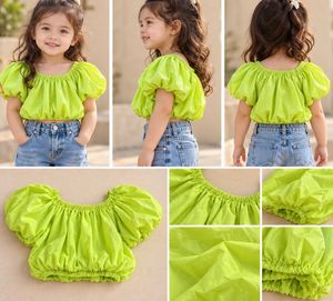 Neon Yellow Cropped top