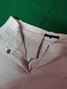 Theory Cream Wide Leg Pants