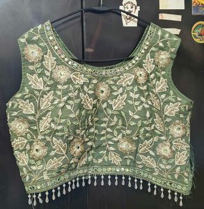 Green 💚shrug indo wester dress top plazzo party